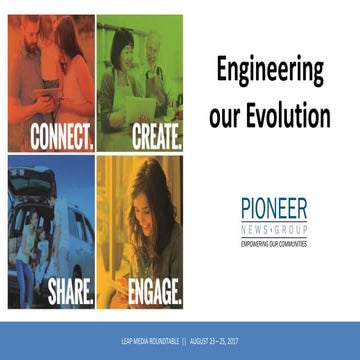 Engineering Our Evolution: Pioneer News Group