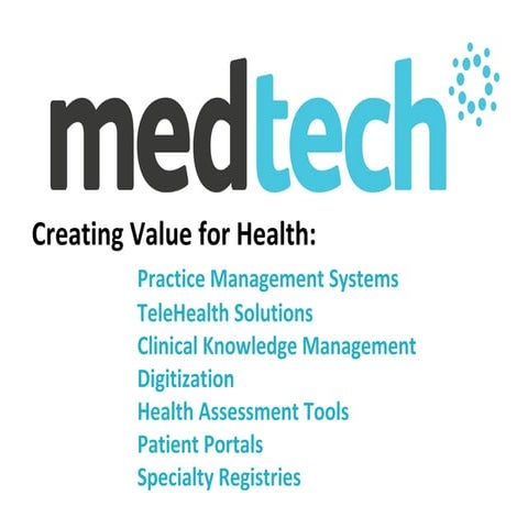 Medtech Creating Value for Health | PPT