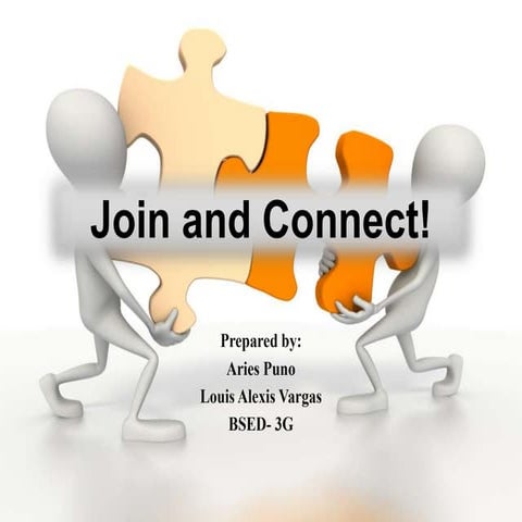 Join and connect (CONJUNCTIONS)