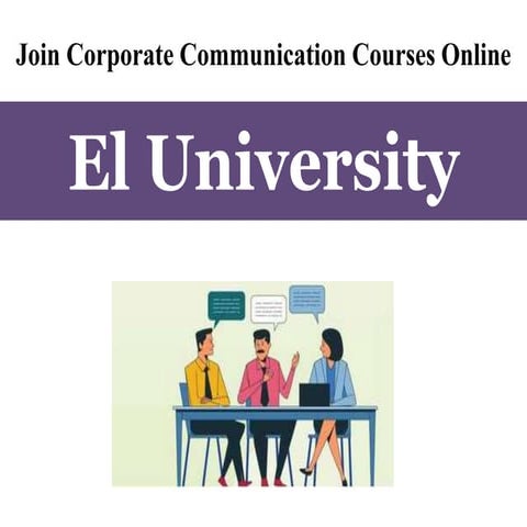 Join Corporate Communication Courses Online | PPTX