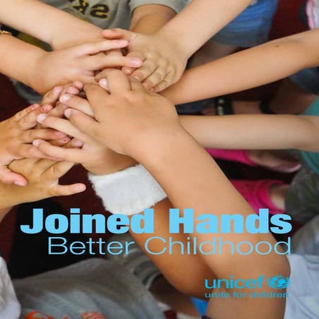 Joined hands - Better childhood