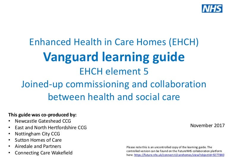 Nhs England Care Home Vanguards