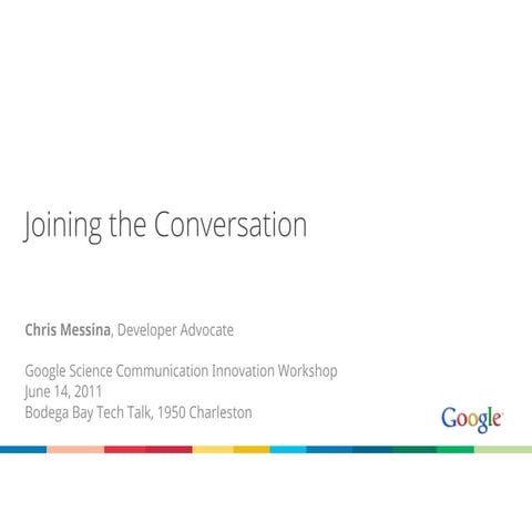 Joining the Conversation | PPT