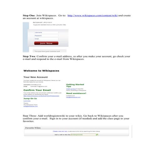 Joining The Wiki Doc