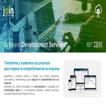 SDS Software Development Services by Join Solutions