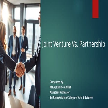 Joint-Venture-Vs-Partnership.pptx - WCM.