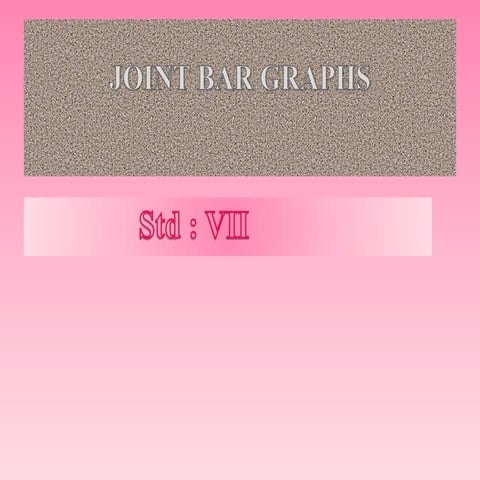 Joint bar graphs interpret&concept