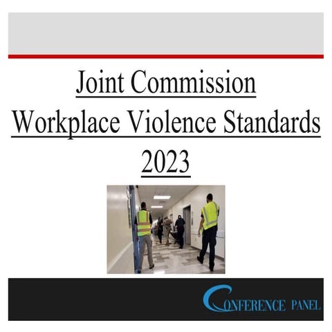How to Prevent Workplace Violence? Follow Joint Commission and CMS New Regula...