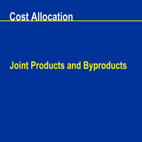 Joint cost ppt