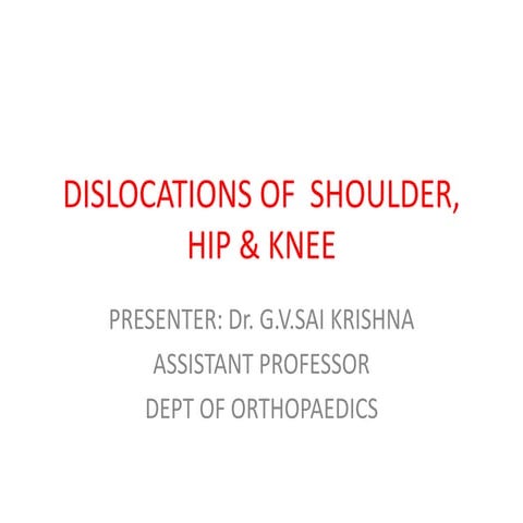 JOINT DISLOCATION of hip knee and shoulder PART-2.pptx