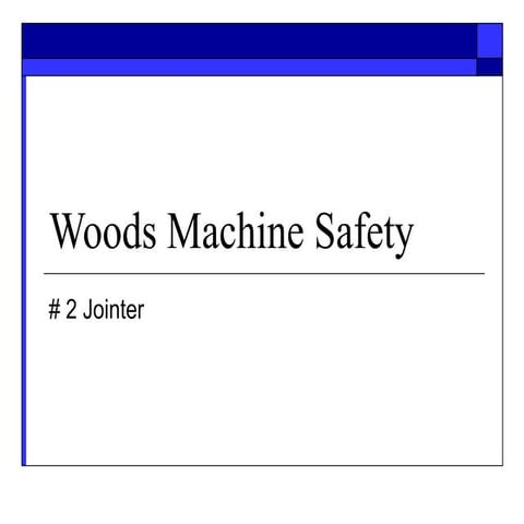 Jointer