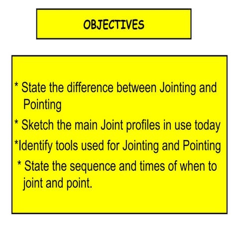 Jointing & Pointing Brick & Blockwork