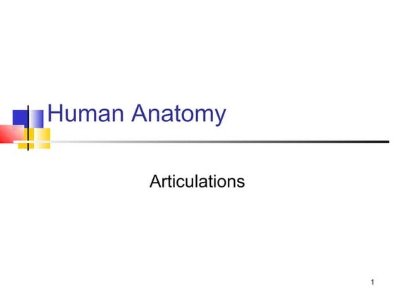 Articulations Ppt