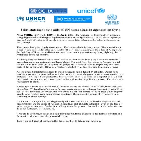 Angola Security Council Position Paper on Syria | PDF