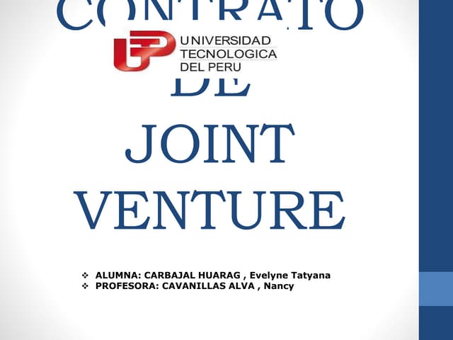 Joint venture (1)