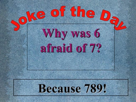 Joke Of The Day | PPT