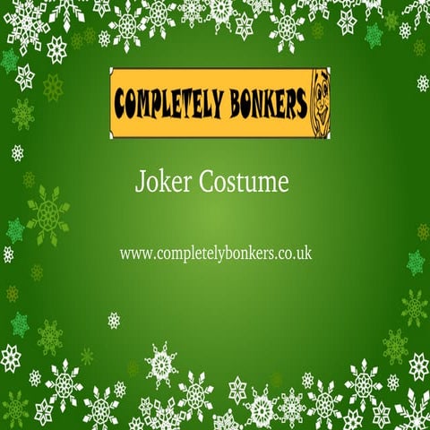 Joker costume