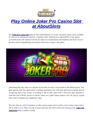 slot game