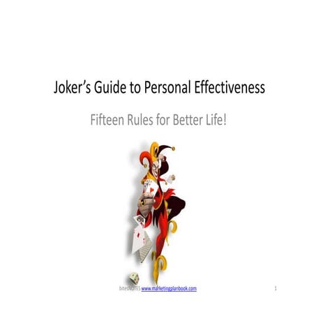 Joker's Guide To Personal Effectiveness