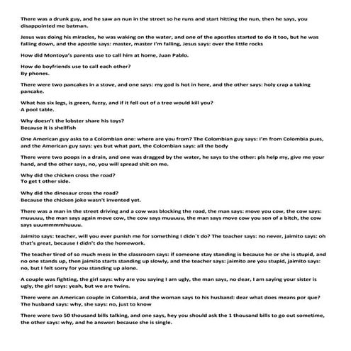 Jokes | PDF