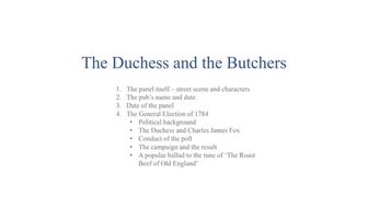 The Duchess of Devonshire and the Jolly Butchers - Uncovering a Faded Pub Art...