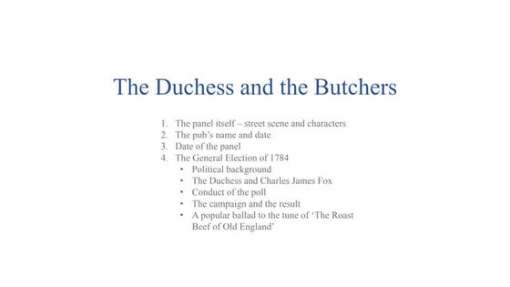 The Duchess of Devonshire and the Jolly Butchers - Uncovering a Faded Pub Art...