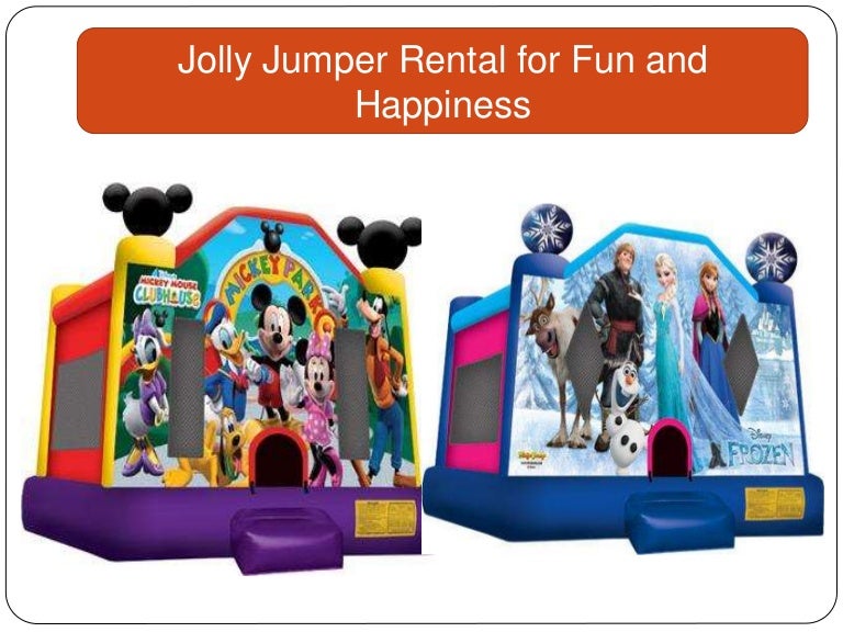Jolly jumper rental