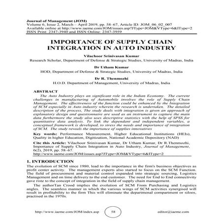 Supply Chain & Logistics Basics: The Automotive Supply Chain | PDF
