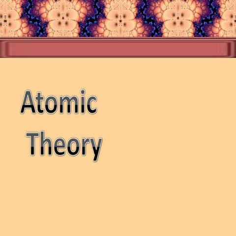 Atomic Theory