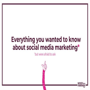Everything you wanted to know about Social Media Marketing