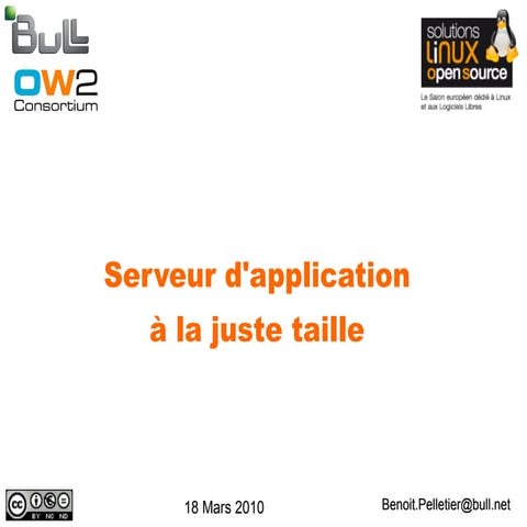 Jonas5 Serveur Applications Solutions Linux Ow2