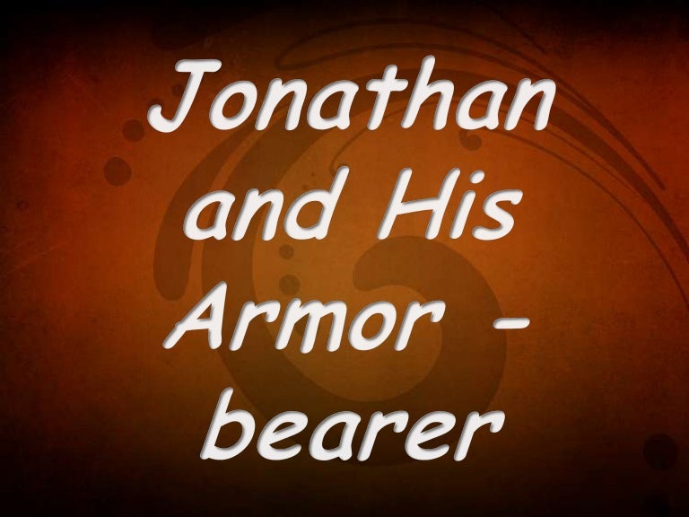 Jonathan and his armor bearer