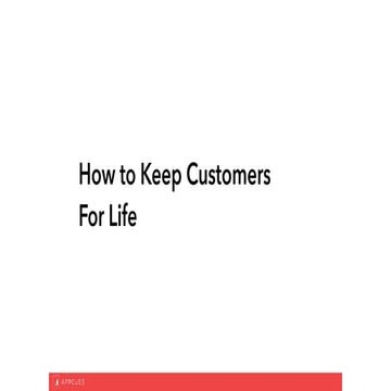Jonathan Kim - How to Keep Customers For Life