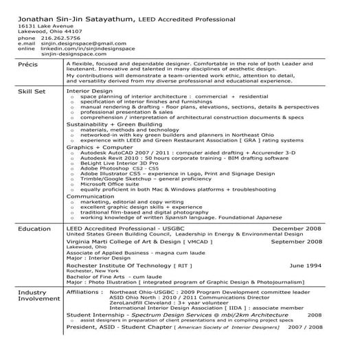 Esg Design Resume | PDF