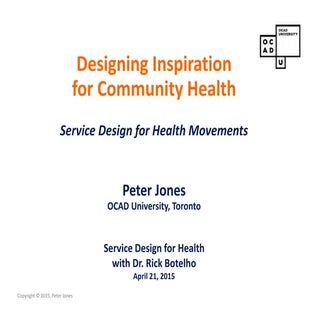 Service Design of Care - OCADU Work...