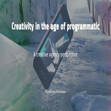 Jonge honden creative agency perspective on programmatic