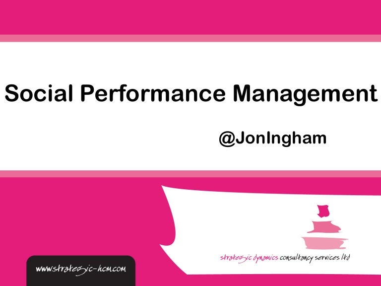 HR CoreLab2 2014 Social Performance Management Jon Ingham