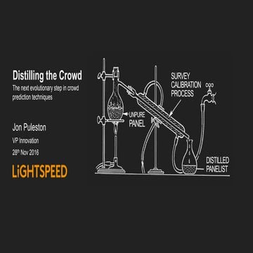 Distilling the crowd: the next evolutionary step in crowd wisdom