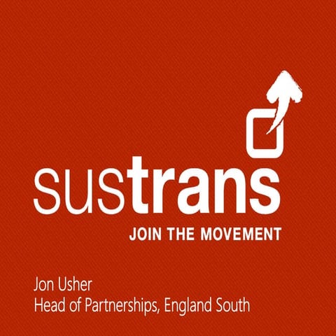 Sustrans good transport plan slides