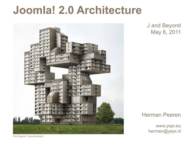 Joomla2.0 architecture
