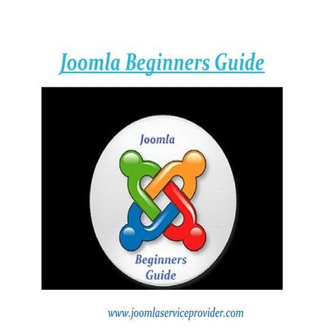 Joomla beginners guide