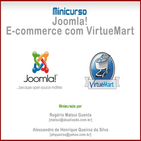 Joomla E-commerce com VirtueMart