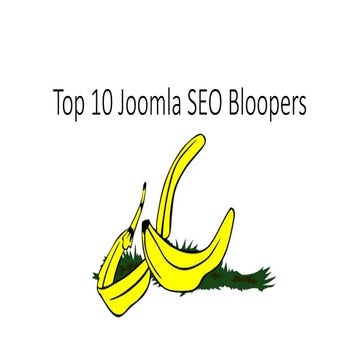 Joomladagen 2016: Top 10 joomla SEO bloopers