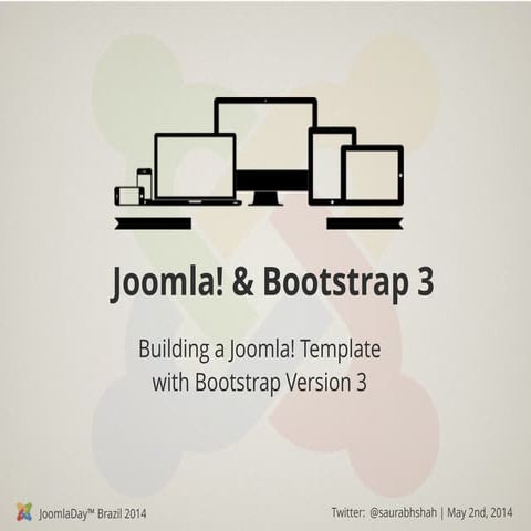 JoomlaDay Brazil 2014   Joomla! Template With Bootstrap 3