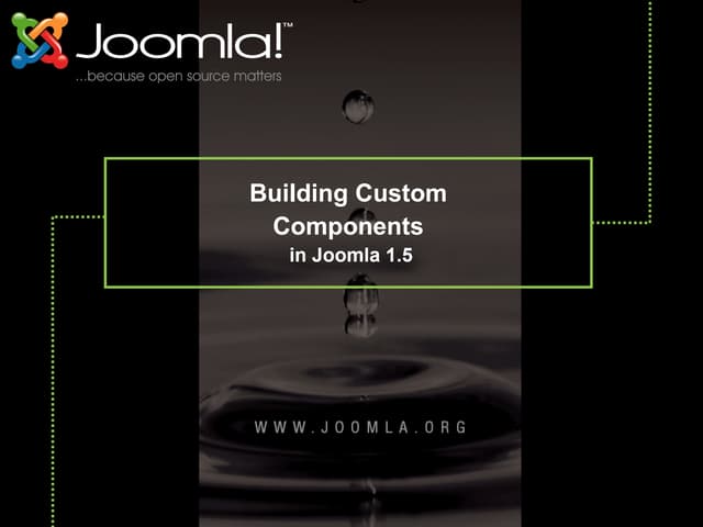 Joomla Day India 2009   Business Logic With The Mvc