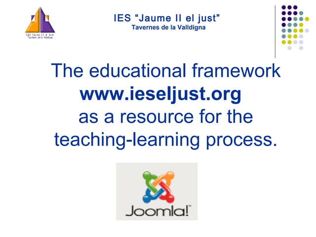 Joomla english for the work group