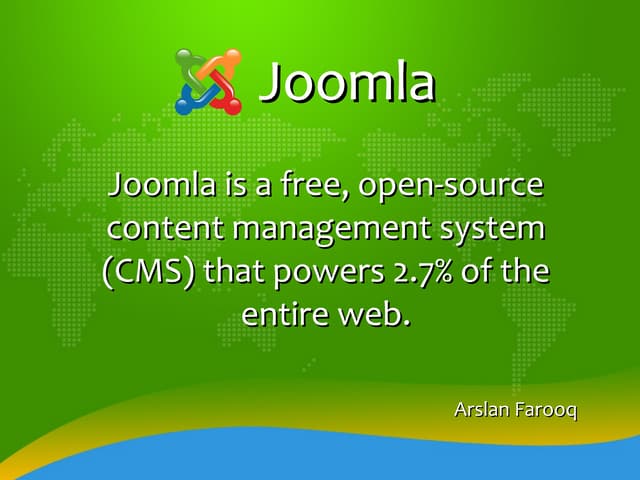 Joomla presentation