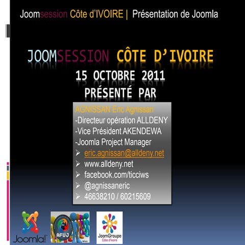 Joomsessionci-Presentation Joomla