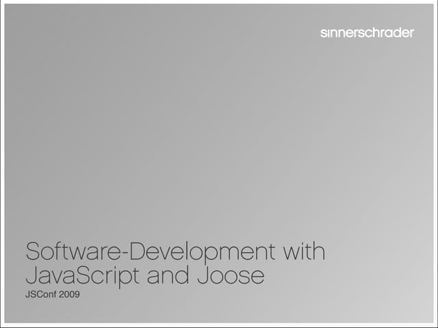 Joose @jsconf