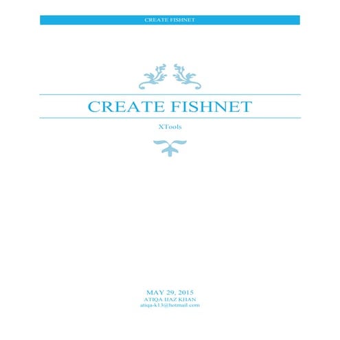 Create Fishnet_XTools